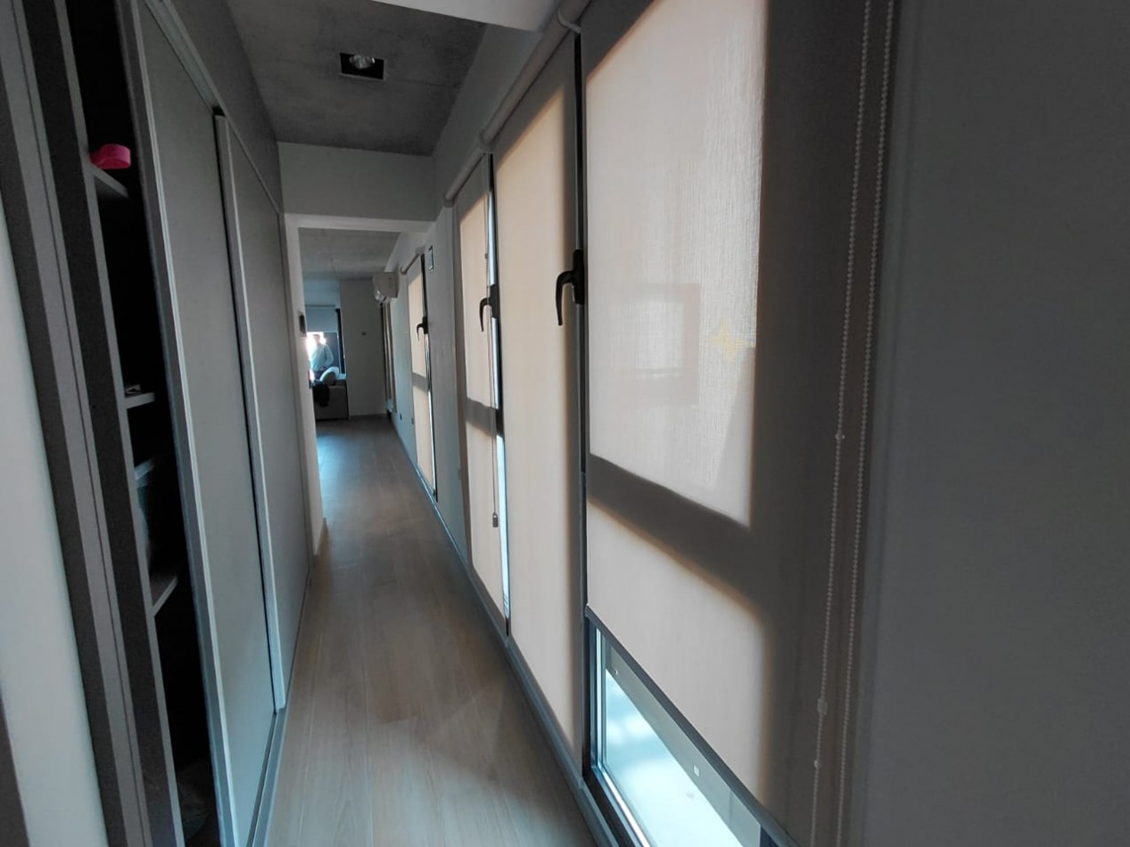 DEPARTAMENTO AL FRENTE CON BALCON SALIENTE ,COCHERA, AMUEBLADO Y AMENITIES